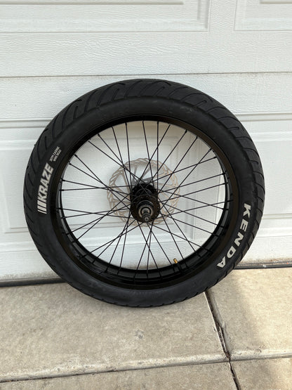 Supermoto Tire 20x4.25 Kenda Kraze For Fat tire Ebike